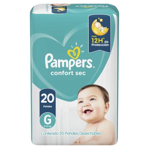 Pampers Confort sec Pañales Talla G.