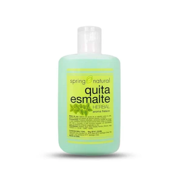 Spring Natural Quita esmalte Aroma herbal.