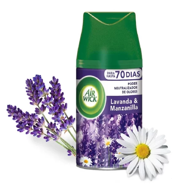 Air Wick Desodorante ambiental automático Lavanda & Manzanilla.