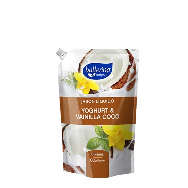 Ballerina Jabón Líquido Yogurt & Vainilla coco.