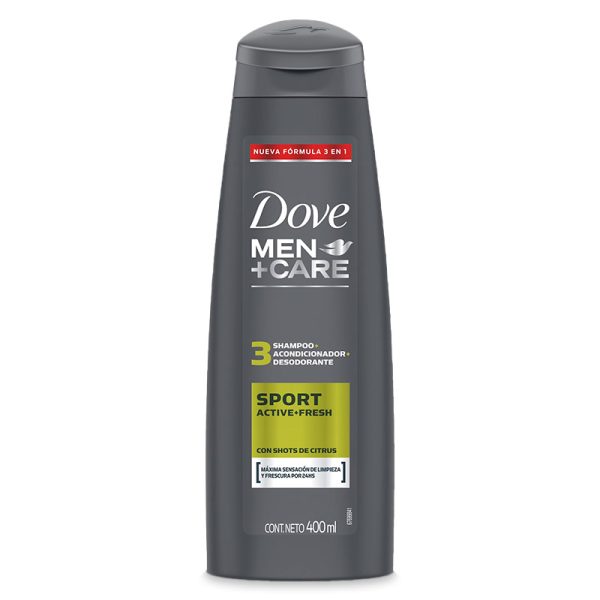 Dove Men+Care Shampoo Sports.