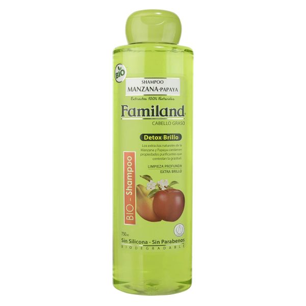 Familand Shampoo Detox Manzana-Papaya.