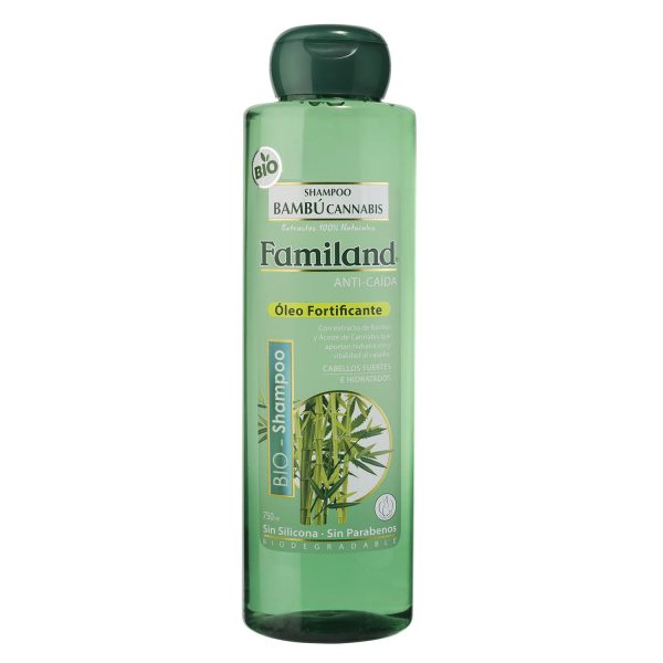 Familand Shampoo Anti-Caída Bambú Cannabis.