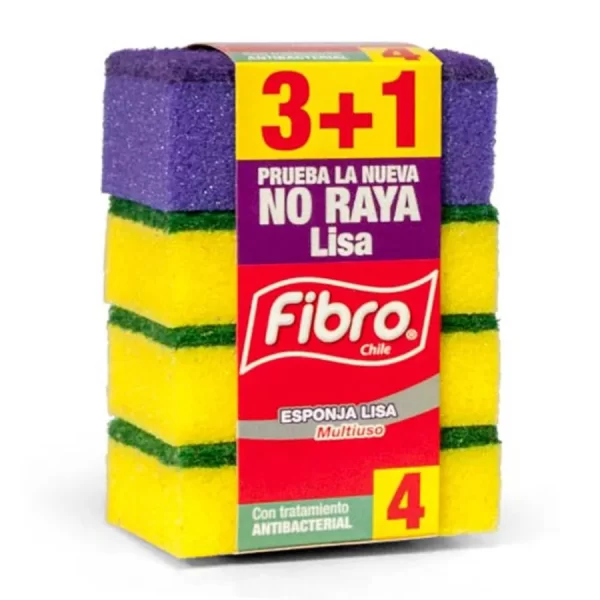 Fibro Pack Esponjas 3+1.