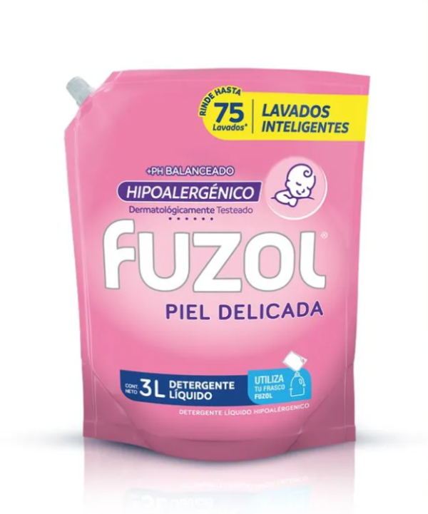 Fuzol Detergente líquido Hipoalergenico 3L.