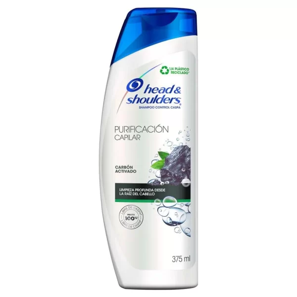 Head & Shoulders Men Shampoo Purificación capilar Carbón.