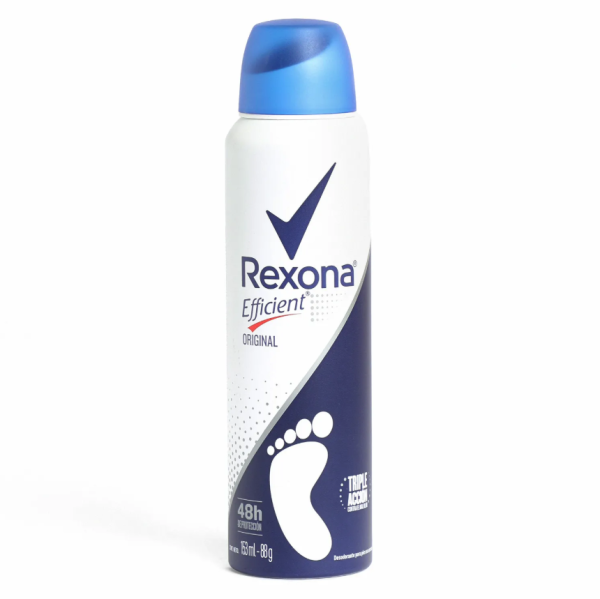 Rexona Efficient Triple accion Desodorante para pies En spray.