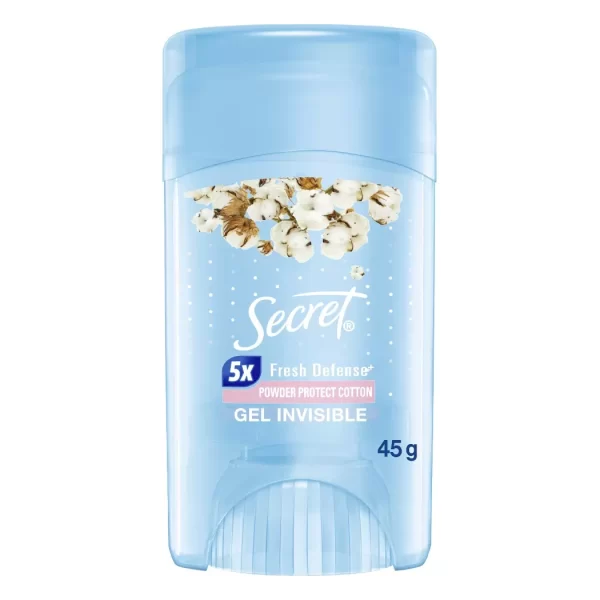 Secret Desodorante Power protect Cotton En gel 5X.