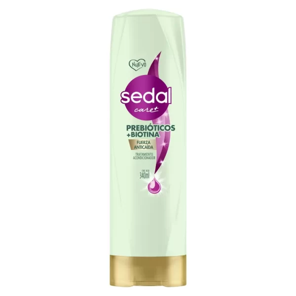 Sedal Care+ Acondicionador Prebióticos+Biotina.