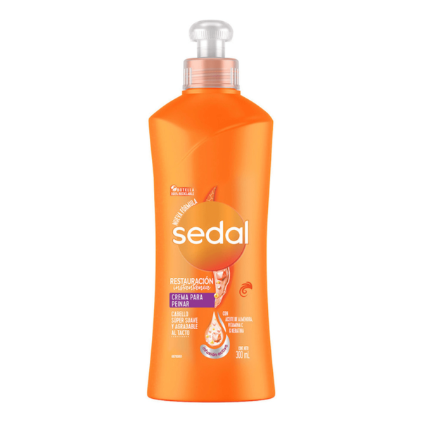 Sedal Crema para peinar Restauración Instantánea.