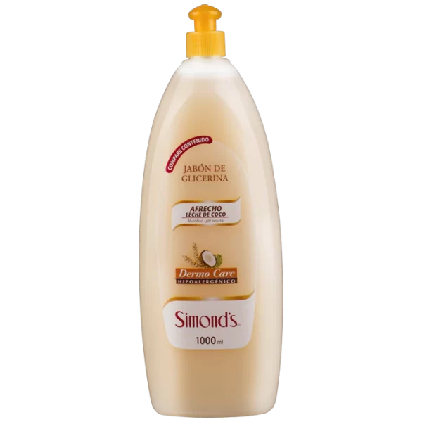 Simonds de glicerina Afrecho Leche de coco.