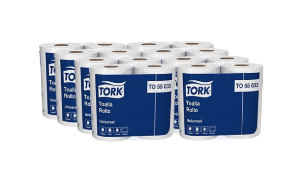 Tork Doble hoja Toallas de Papel Manga 24 metros.