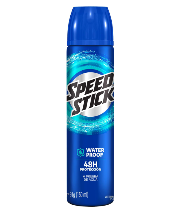 Speed Stick Antitranspirante Water Proof.