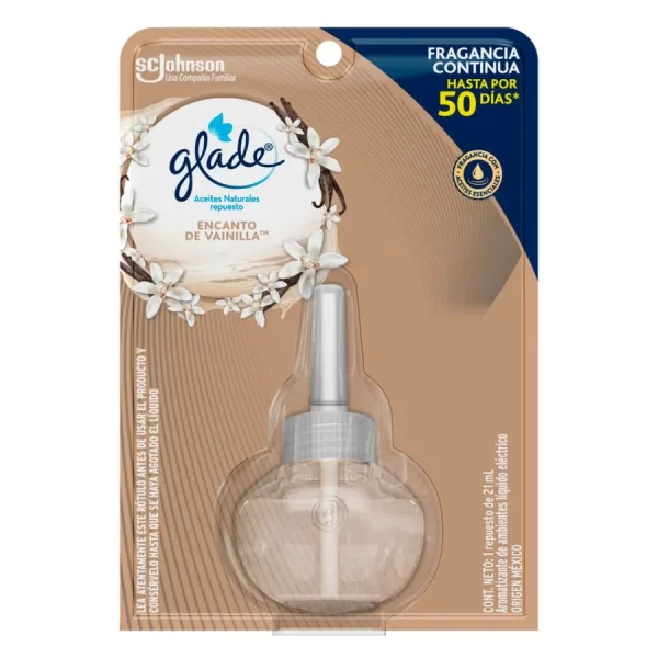 Glade Desodorante repuesto Encanto de vainilla.