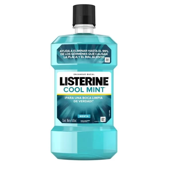 Listerine Enjuague Bucal Cool Mint.