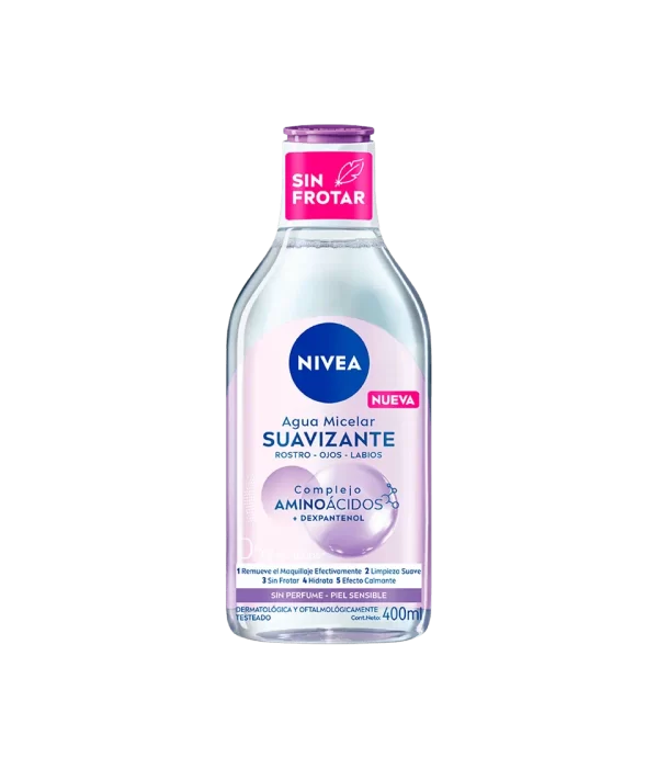 Nivea Agua Micelar Suavizante.