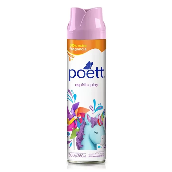 Poett Desodorante ambiental en Spray Espíritu Play.