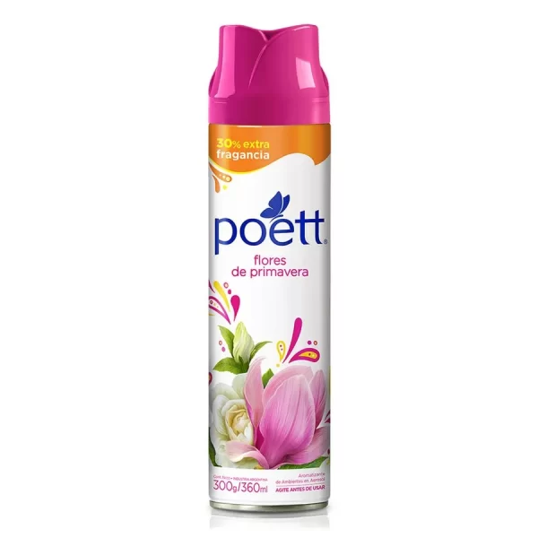 Poett Desodorante ambiental en Spray Flores de primavera.
