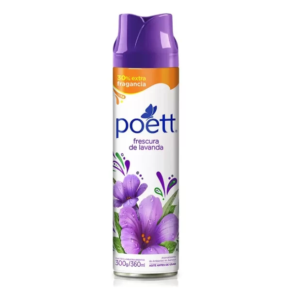 Poett Desodorante ambiental en Spray Frescura de lavanda.