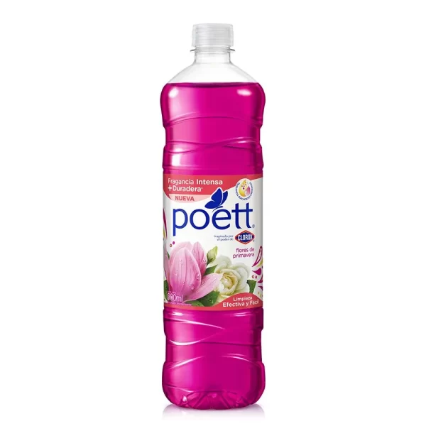 Poett Limpiapisos Multisuperficie Flores de primavera.