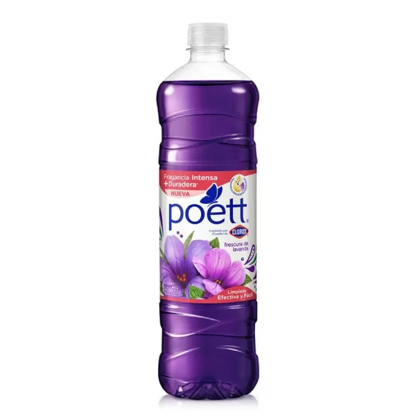 Poett Limpiapisos Multisuperficie lavanda.