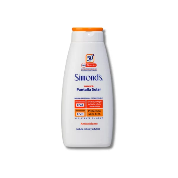 Simonds Pantalla solar Hipoalergénico Antioxidante.