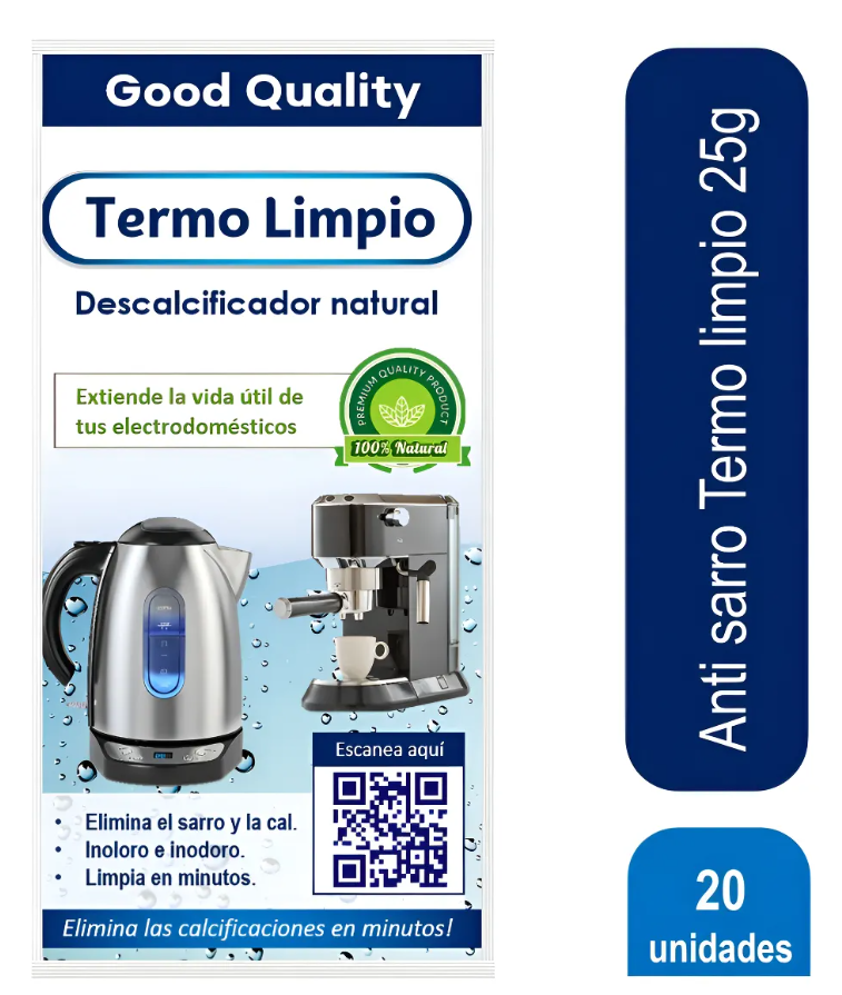 Good Quality Termo Limpio Anti Sarro Caja 20 uds.